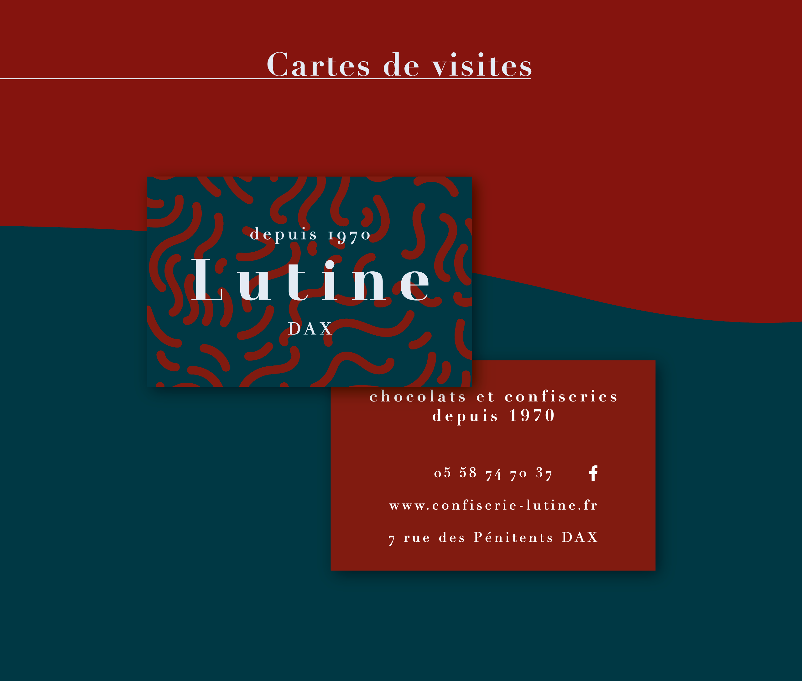 Lutine 4 cartes de visite