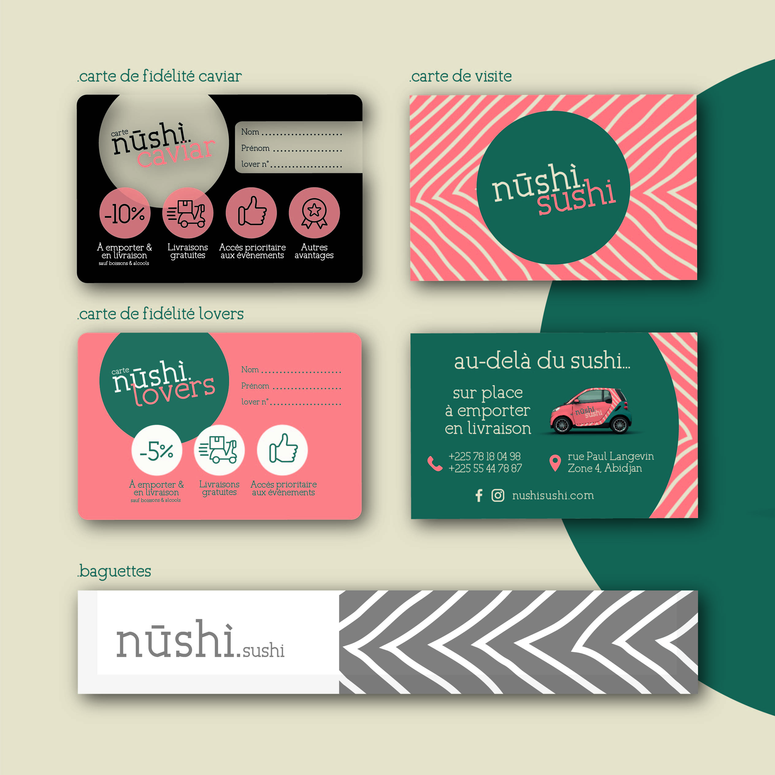 nushi.sushi cartes